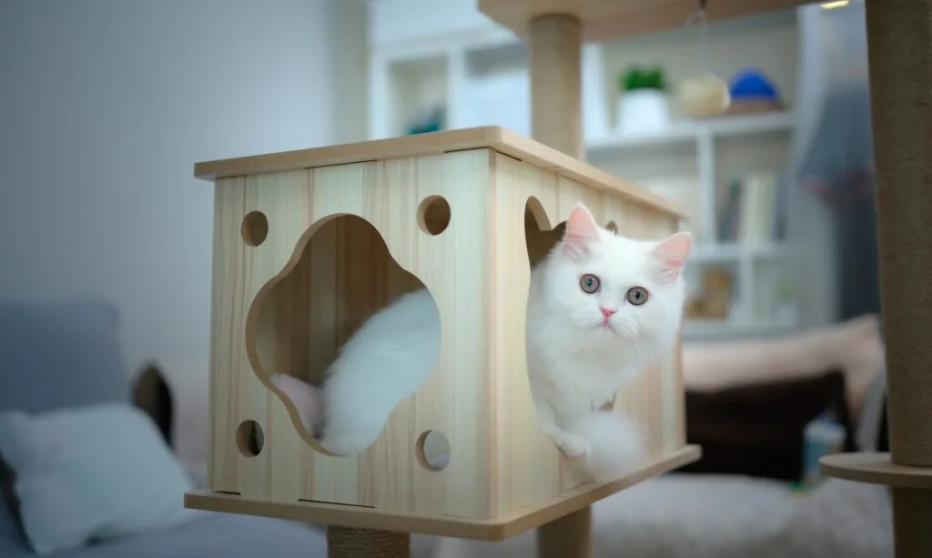 Persian cat one of the most popular breeds of attractive cats.