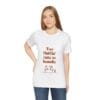 10779912686960173776_2048.jpeg Cute Cat Quote Unisex Tee - "Too Fluffin' Cute to Handle"