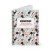 Cute Cat Spiral Notebook - "Write it like it's purring inside you"